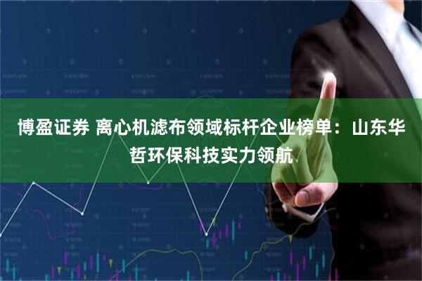 博盈证券 离心机滤布领域标杆企业榜单：山东华哲环保科技实力领航